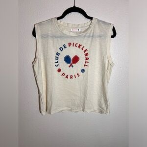 Sundry “Club de Pickleball Paris” Muscle Tank – Size S